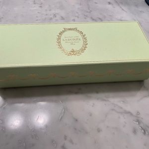 Laduree Bakery Macaron Box - Green and Gold